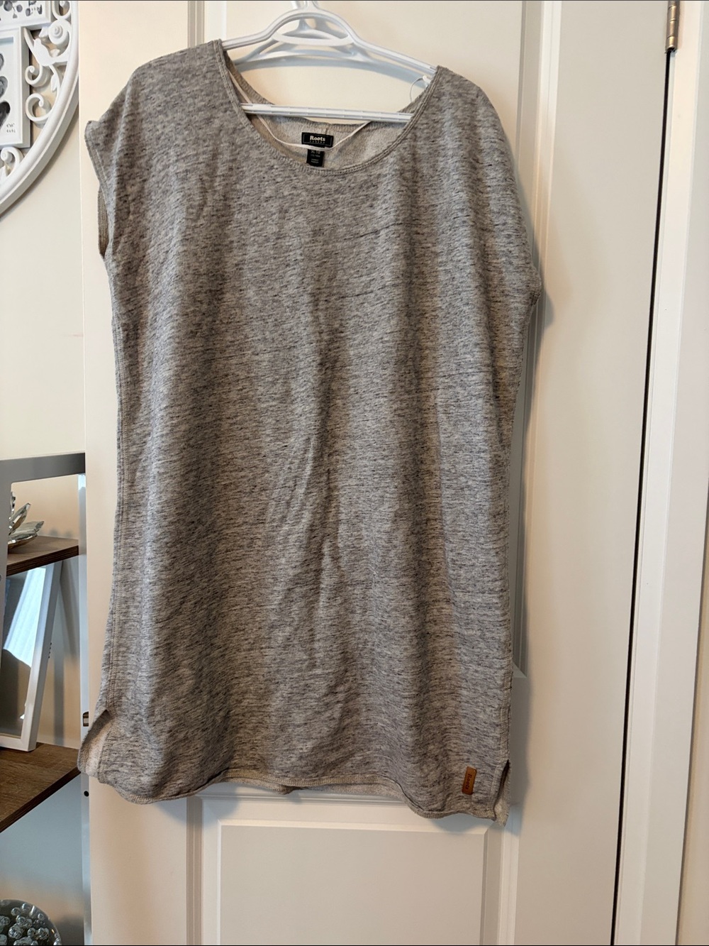 Roots Heather Grey Knit Sleeveless Tunic